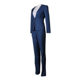BWS260 Formulation of women's suit pure color suit 65% polyester 35% Silk Slim one button color matching suit women's suit manufacturer Macao Insurance Industry Finance BWS260 Formulation of women's suit pure color suit 65% polyester 35% Silk Slim one button color matching suit women's suit manufacturer Macao Insurance Industry Finance